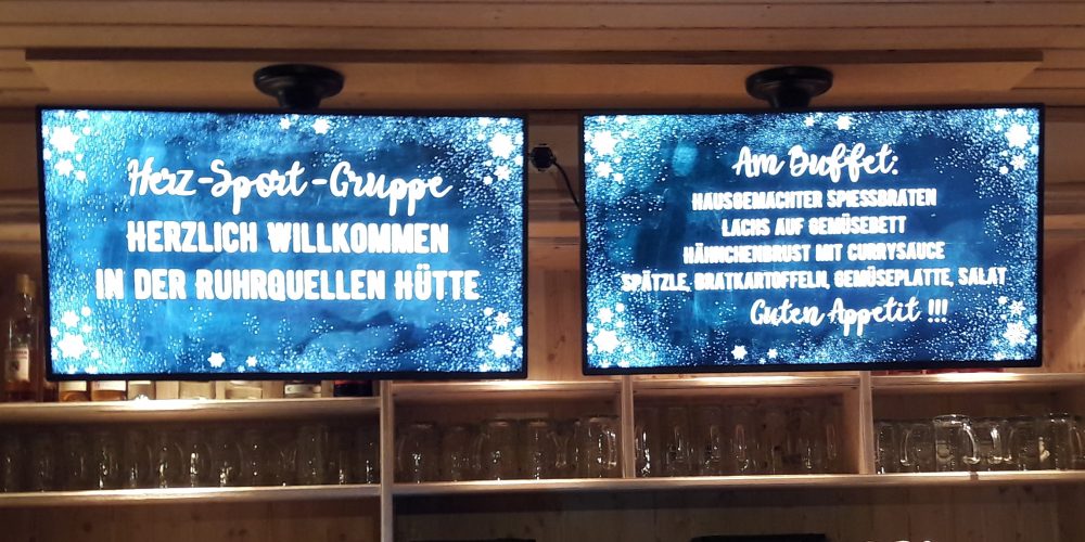 2019 Jahresabschlussessen in der Ruhrquellenhütte