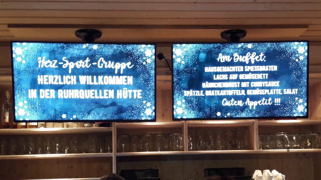 2019 Jahresabschlussessen in der Ruhrquellenhütte