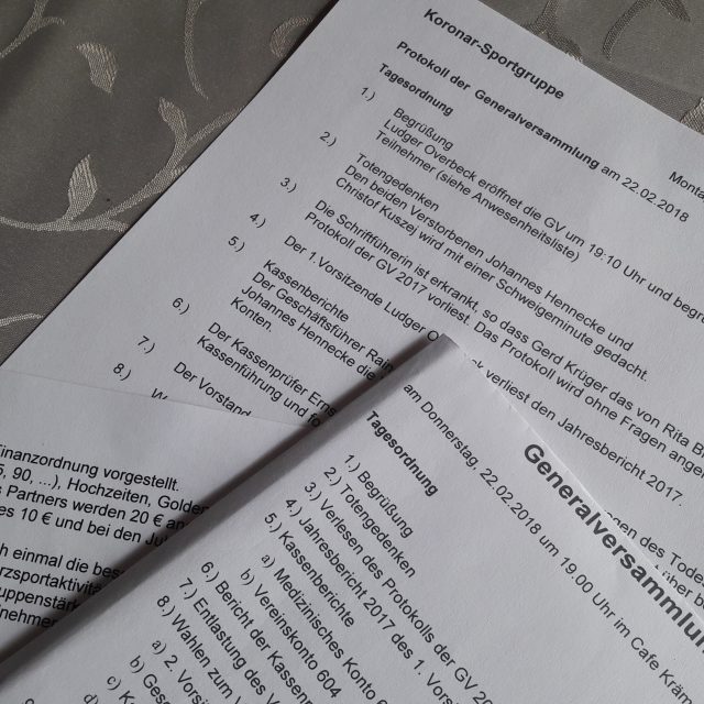 Protokoll GV 2019